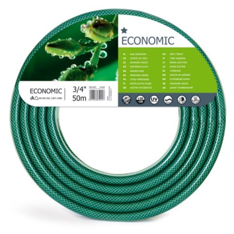 CELLFAST WĄŻ OGRODOWY ECONOMIC ROZMIAR: 3/4" DŁUGOŚĆ: 50m CELLFAST WĄŻ OGRODOWY ECONOMIC ROZMIAR: 3/4" DŁUGOŚĆ: 50m