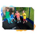 Trampolina ogrodowa 15ft/465cm z siatką zewnętrzną i drabinką