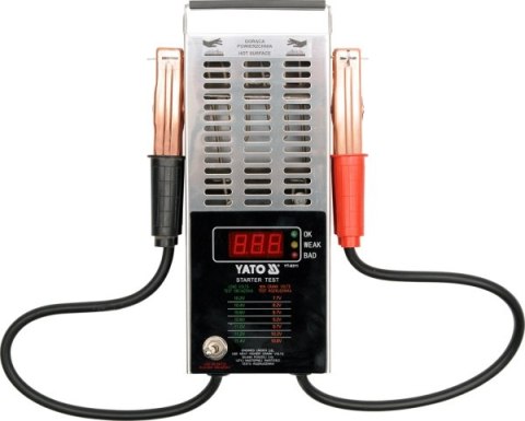 YATO TESTER AKUMULATORÓW CYFROWY 12V