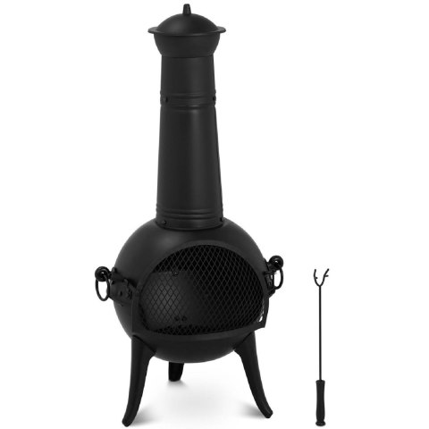 Ogrzewacz kominek piec tarasowy ogrodowy stalowy wys. 112 cm Ogrzewacz kominek piec tarasowy ogrodowy stalowy wys. 112 cm