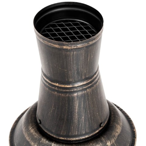 Ogrzewacz palenisko kominek na taras do ogrodu stalowy 360 wys. 90 cm Ogrzewacz palenisko kominek na taras do ogrodu stalowy 360 wys. 90 cm