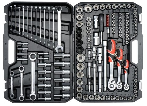 YATO KOMPLET KLUCZY 150 elem. XXL 1/4" - 3/8" - 1/2" 38811