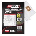 AWTOOLS WORKI Z MIKROWŁÓKNINY kpl.5szt. UM2, MAKITA VC2010/2511/2512/445/446