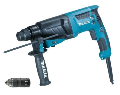 MAKITA MŁOTOWIERTARKA SDS-PLUS Z OPCJĄ KUCIA 800W 2,4J + DODATKOWY UCHWYT HR2630T