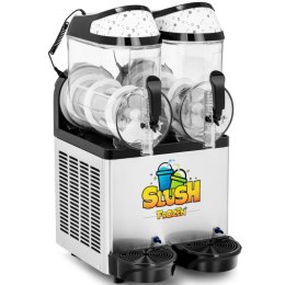 Granitor maszyna do napojów slush sorbetów smoothies podwójna 600 W 2 x 10 l