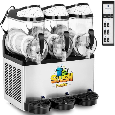 Granitor maszyna do napojów slush sorbetów smoothies potrójna 800 W 3 x 10 l