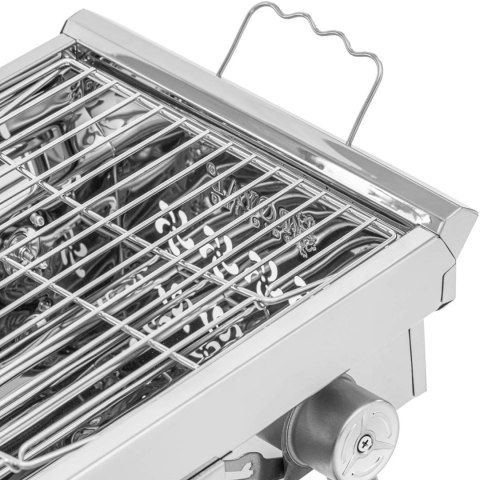 Grill węglowy ze składanym rusztem 43 x 25 cm STAL Grill węglowy ze składanym rusztem 43 x 25 cm STAL