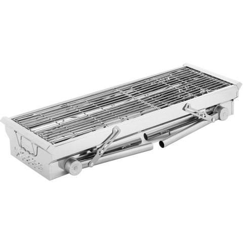 Grill węglowy ze składanym rusztem 43 x 25 cm STAL Grill węglowy ze składanym rusztem 43 x 25 cm STAL