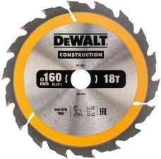 DEWALT PIŁA TARCZ.160x20mmx18z