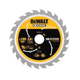 DEWALT PIŁA TARCZ.190x30mmx24z