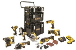 DEWALT.ZESTAW COMBO 18V (DCD996+DCF887+DCG405+DCH273+DCS355+DCS367+DCS570+DCL050) 4x5,0Ah DCK853P4