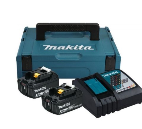 MAKITA ZESTAW ZASILAJĄCY 18V (BL1830Bx2+DC18RC) MAKPAC