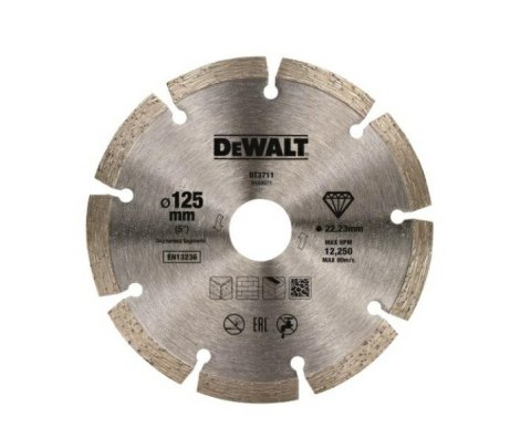 DEWALT TARCZA DIAMENTOWA 125x1,7x22,2mm SEGMENTOWA