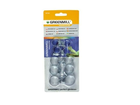 GREENMILL OPASKI ZACISKOWE 10szt. DO WĘŻY 1/2", 5/8", 3/4"