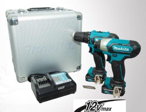 MAKITA ZESTAW COMBO 12V CLX224X (DF333D+TD110D) 2x1,5Ah