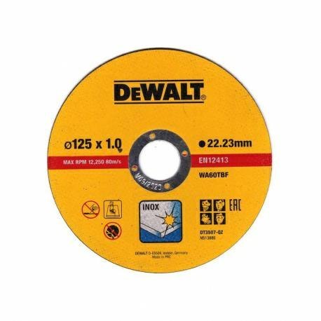 DEWALT TARCZA METAL 125x1,0mm /10szt.