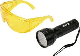 YATO LATARKA UV 51 LED + OKULARY