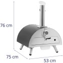 Domowy piec do pizzy opalany drewnem nastawny śr. 33cm 190C