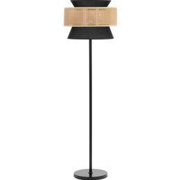 Lampa stojąca podłogowa z rattanowym kloszem E27 153 cm