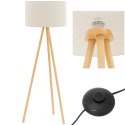 Lampa stojąca podłogowa klosz z tkaniny E27 148 cm Lampa stojąca podłogowa klosz z tkaniny E27 148 cm