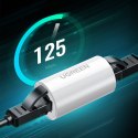 Złączka mufa do kabli sieciowych skrętki RJ45 Cat. 5e/6 do 100m biały Złączka mufa do kabli sieciowych skrętki RJ45 Cat. 5e/6 do 100m biały