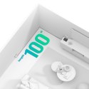 Złączka mufa do kabli sieciowych skrętki RJ45 Cat. 5e/6 do 100m biały Złączka mufa do kabli sieciowych skrętki RJ45 Cat. 5e/6 do 100m biały