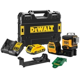 DEWALT.LASER LINIOWY 12/18V ZIELONY 1x2,0Ah DCE089D1G18