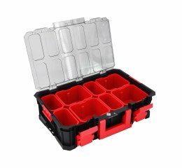 AWTOOLS MODULAR BOX ORGANIZER Z KUBEŁKAMI 517x331x134mm