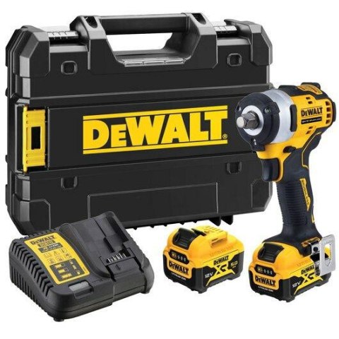 DEWALT KLUCZ UDAROWY 1/2" 12V 340Nm 2x5,0Ah DCF901P2