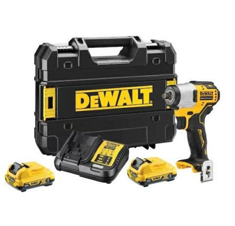 DEWALT.KLUCZ UDAROWY 3/8" 12V DCF902D2 168Nm 2x2,0Ah TSTAK