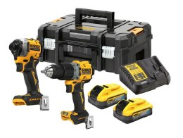 DEWALT.ZESTAW COMBO 18V WKĘTARKA UDAROWA DCD805 + ZAKRĘTARKA DCF850 2x5,0Ah POWERSTACK DCK2050H2T