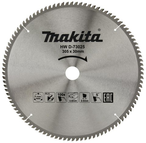 MAKITA PIŁA TARCZOWA DO ALUMINIUM 305x30x100z ECONOMY