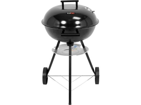 LUND GRILL WĘGLOWY OKRĄGŁY Z POKRYWĄ 41cm