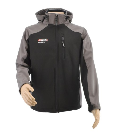 AWTOOLS KURTKA SOFTSHELL BLUZA T4/ SZARO-CZARNA/ S