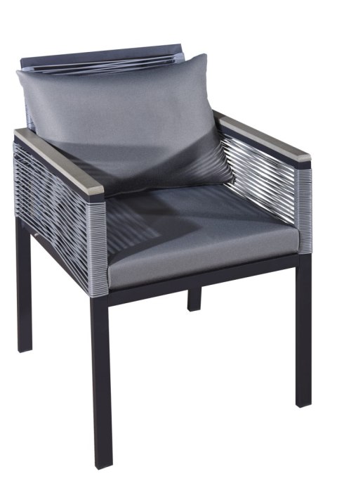 Aluminiowy zestaw mebli CORTO z plecioną liną Aluminiowy zestaw mebli CORTO z plecioną liną