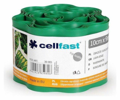 CELLFAST OBRZEŻE OGRODOWE ZIELONE 10cm x 9m