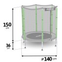 Trampolina ogrodowa dla dzieci 140 cm 4,5ft Neo-Sport Trampolina ogrodowa dla dzieci 140 cm 4,5ft Neo-Sport